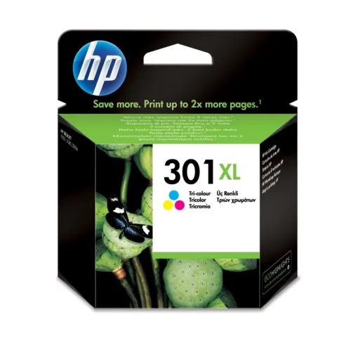 Cartucho de tinta original HP 301XL tricolor