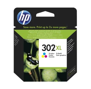 Cartucho de tinta original HP 302XL tricolor