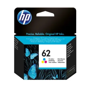 Cartucho de tinta original HP 62 tricolor