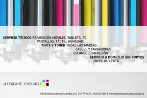 Servicio técnico de impresoras y consumibles